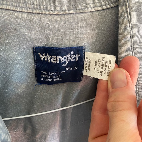Vintage 1990’s Wrangler shirt - Picture 3 of 3